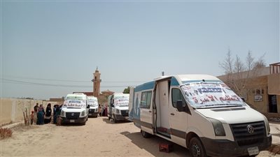 قافلة طبية مجانية بقرية الأنصار في إهناسيا ببني سويف