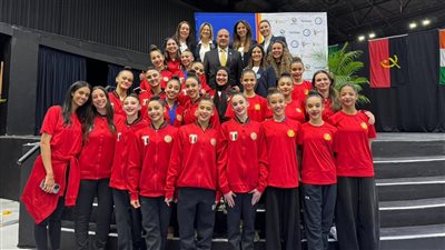 فرشات مصر يتصدرن بطولة أفريقيا للجمباز الإيقاعي بـ27 ميدالية