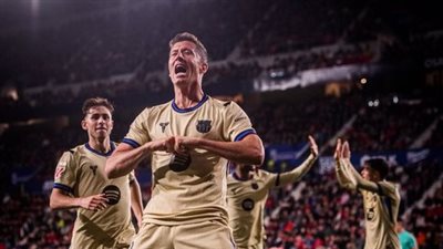 ماتش برشلونة.. اهداف ونتيجه وملخص مباراة برشلونة وأوساسونا ف    