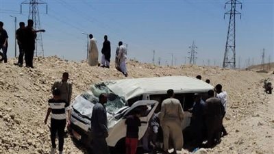 حادث طريق قنا