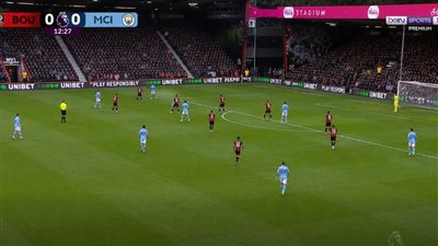  بورنموث ضد مان سيتي.. انطلاق مباراة بورنموث ضد مان سيتي في     