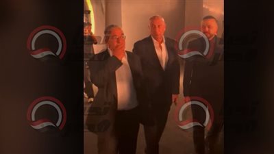 محمود الخطيب يصل حفل إعلان راعي الدوري الجديد برفقة ياسين من    