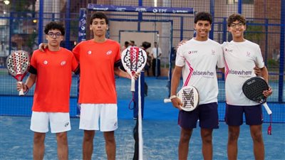 اليوم مصر تواجه تونس في نهائي كأس أفريقيا لناشئي البادل    